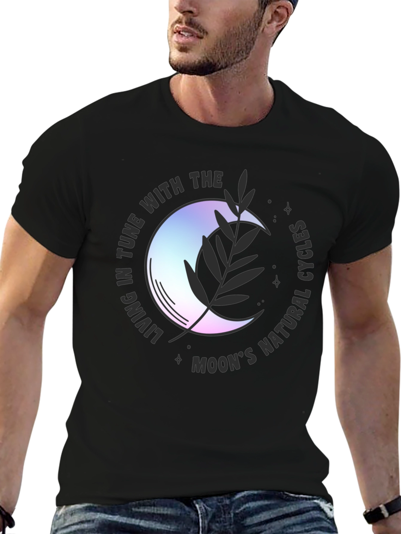 Moon Cycle T-Shirt -  Living in Tune with Nature Tee