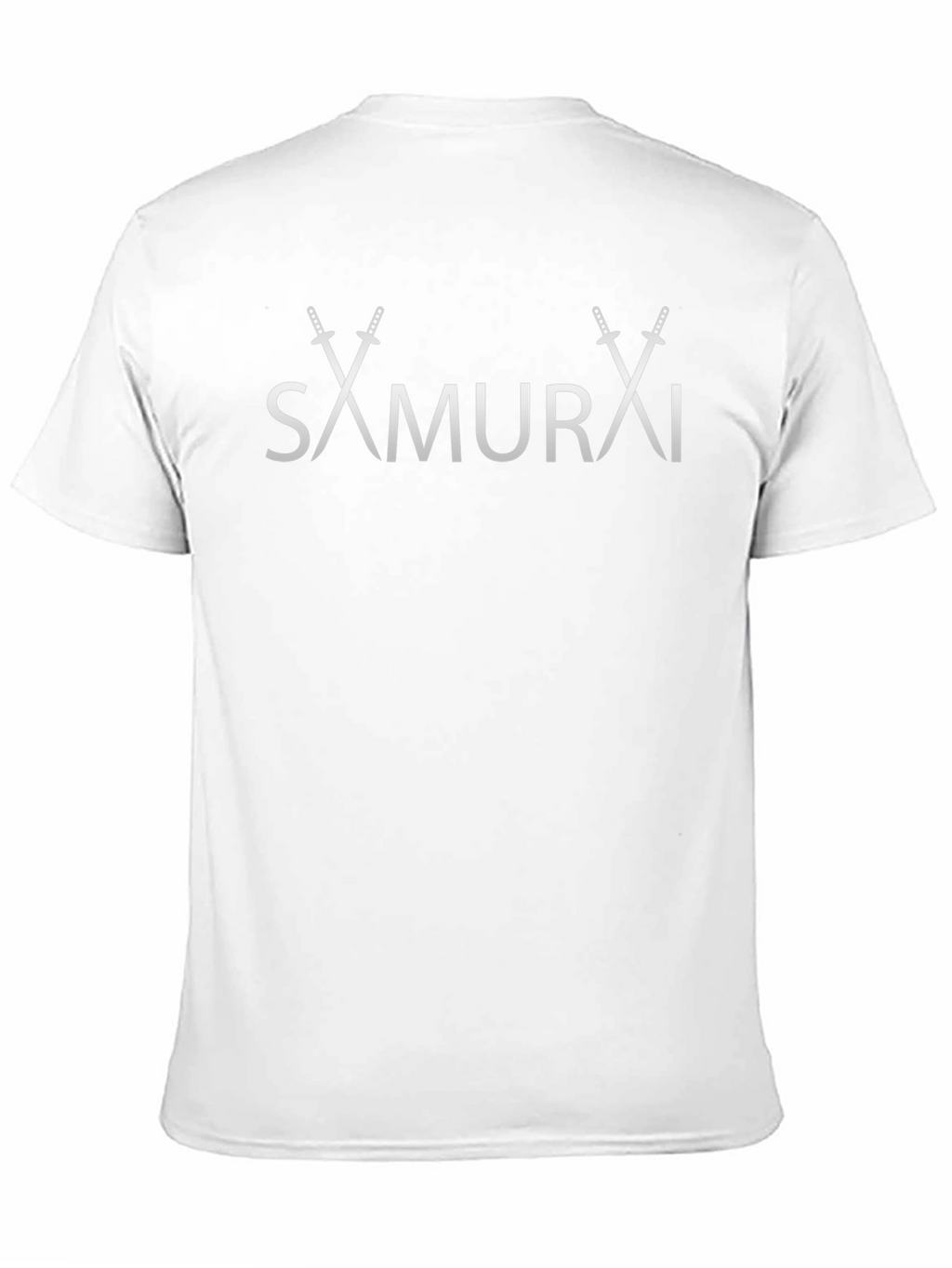 Samurai Sword Graphic Tee - Black Cotton T-Shirt