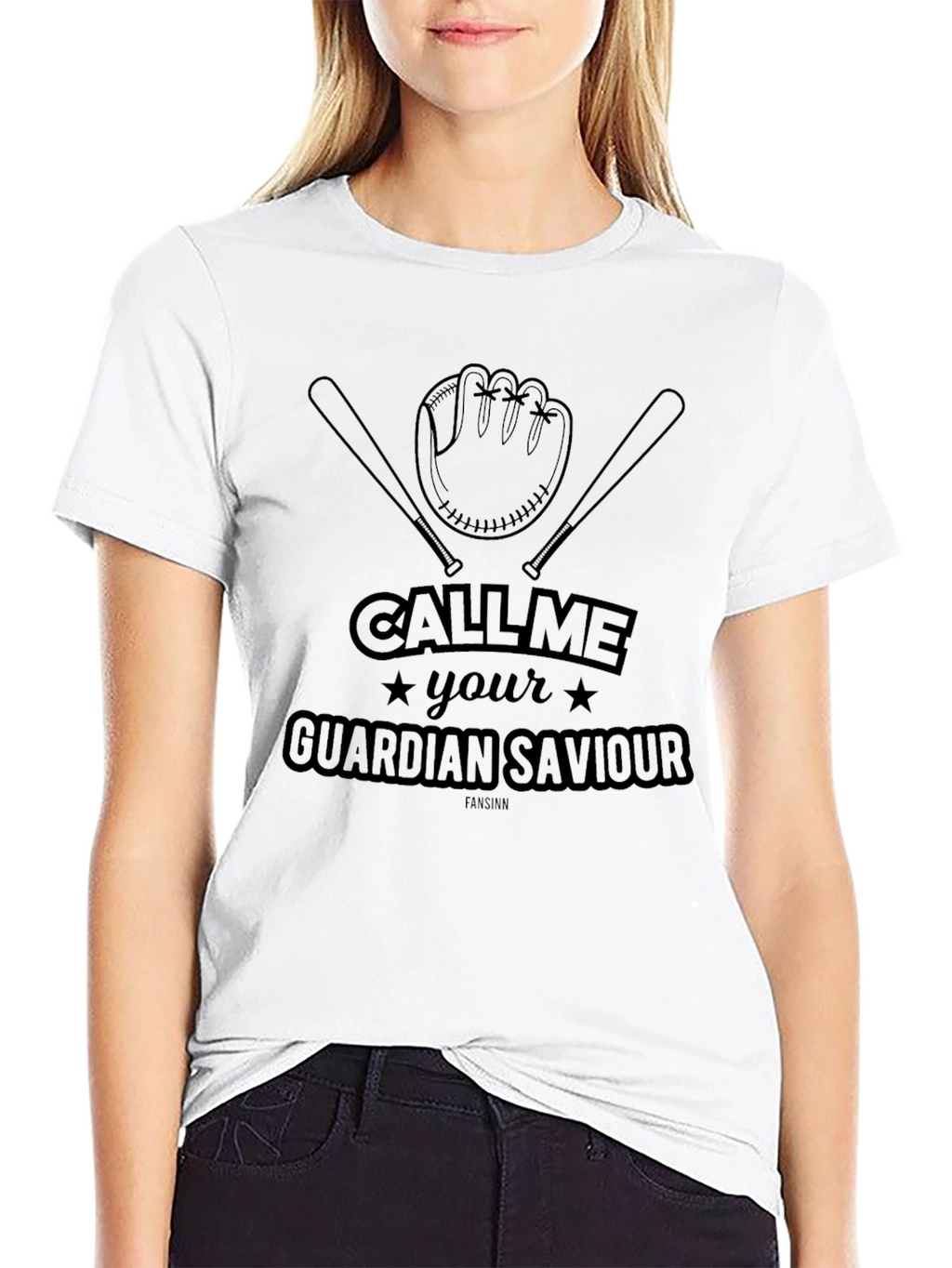 Baseball Guardian Savior Graphic Tee
