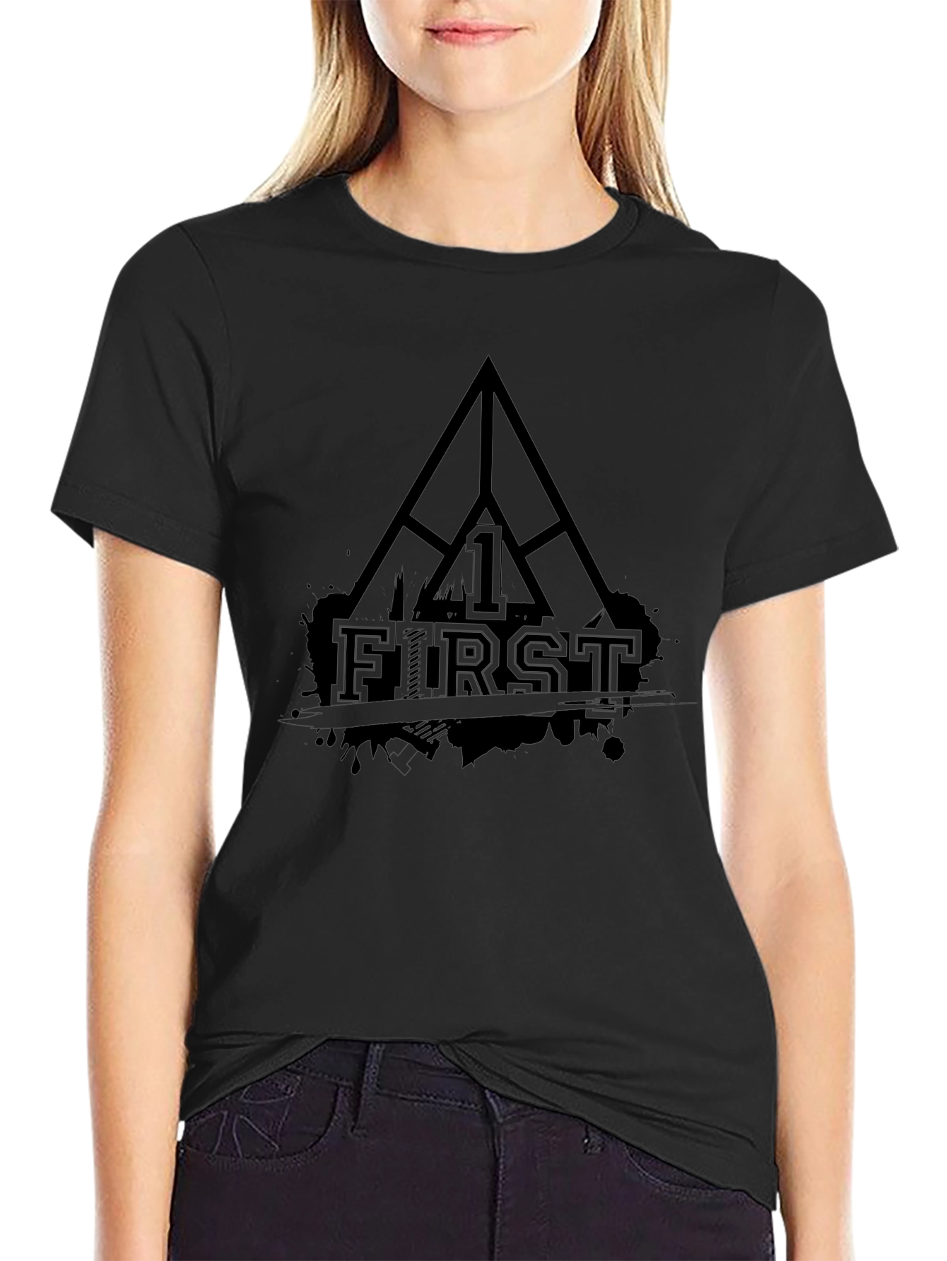 FIRST Black Graphic Tee - Mens