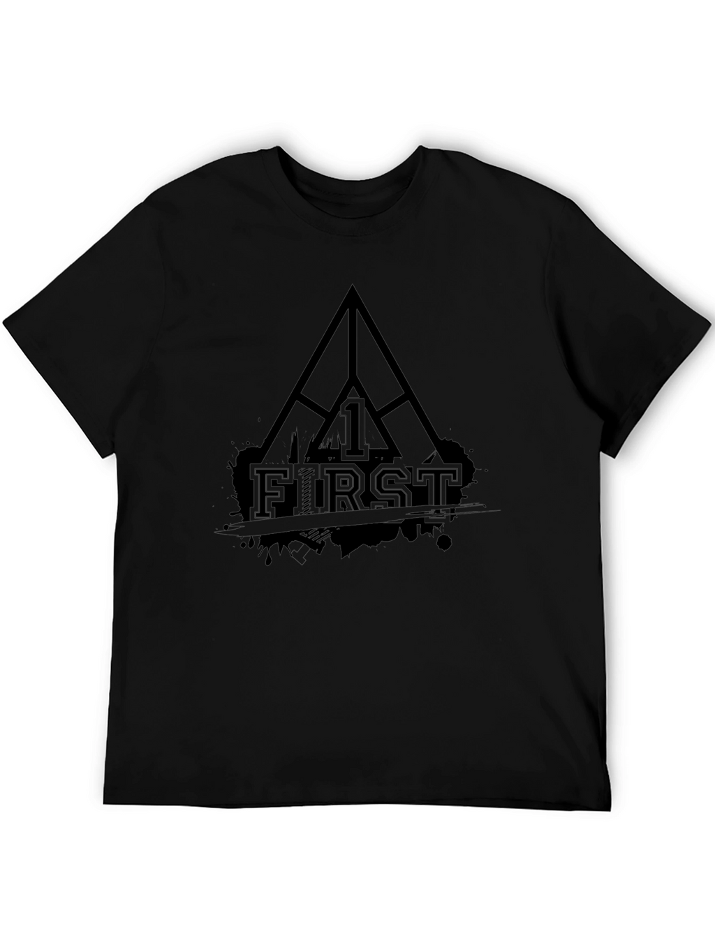 FIRST Black Graphic Tee - Mens