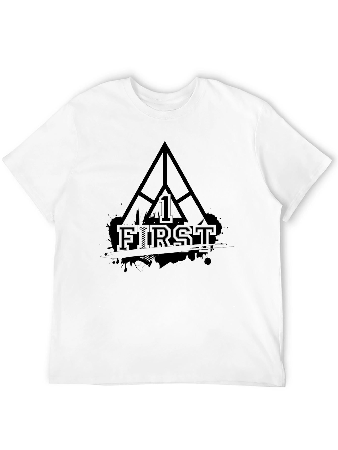 FIRST Black Graphic Tee - Mens