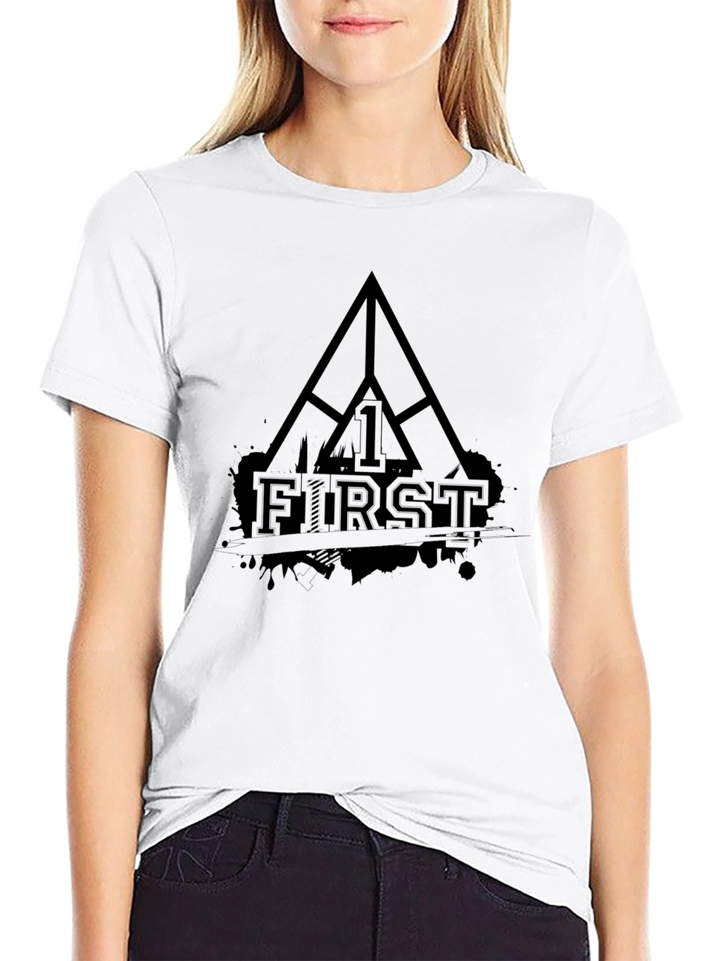 FIRST Black Graphic Tee - Mens