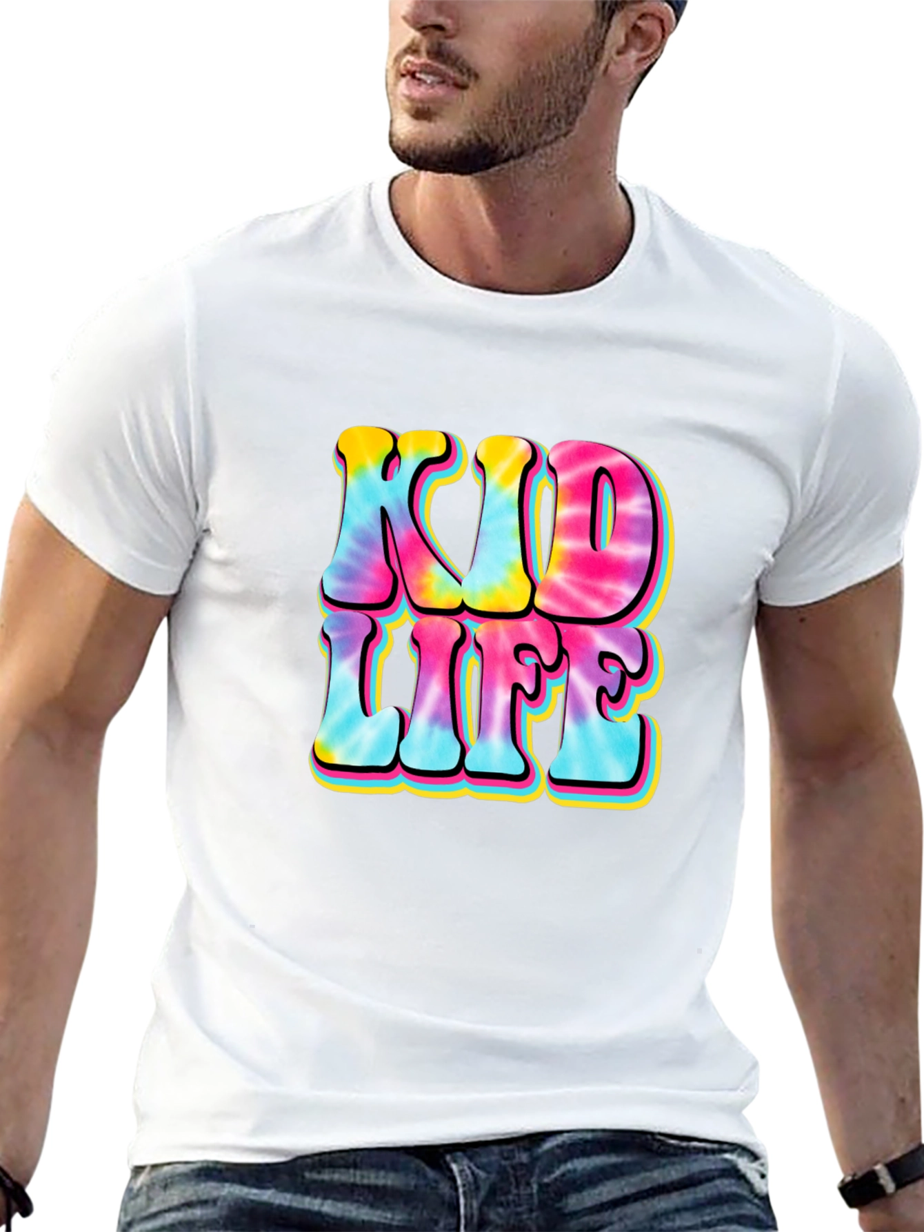 Kid Life Tie Dye Graphic Tee