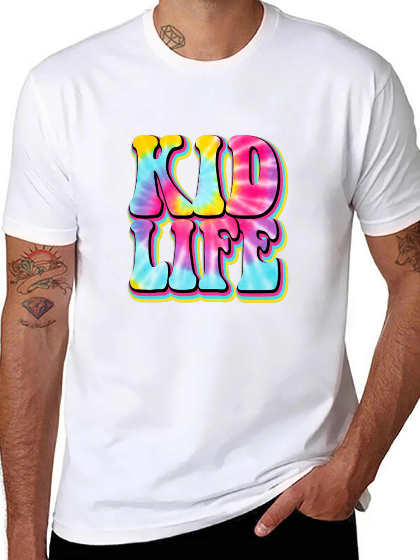 Kid Life Tie Dye Graphic Tee