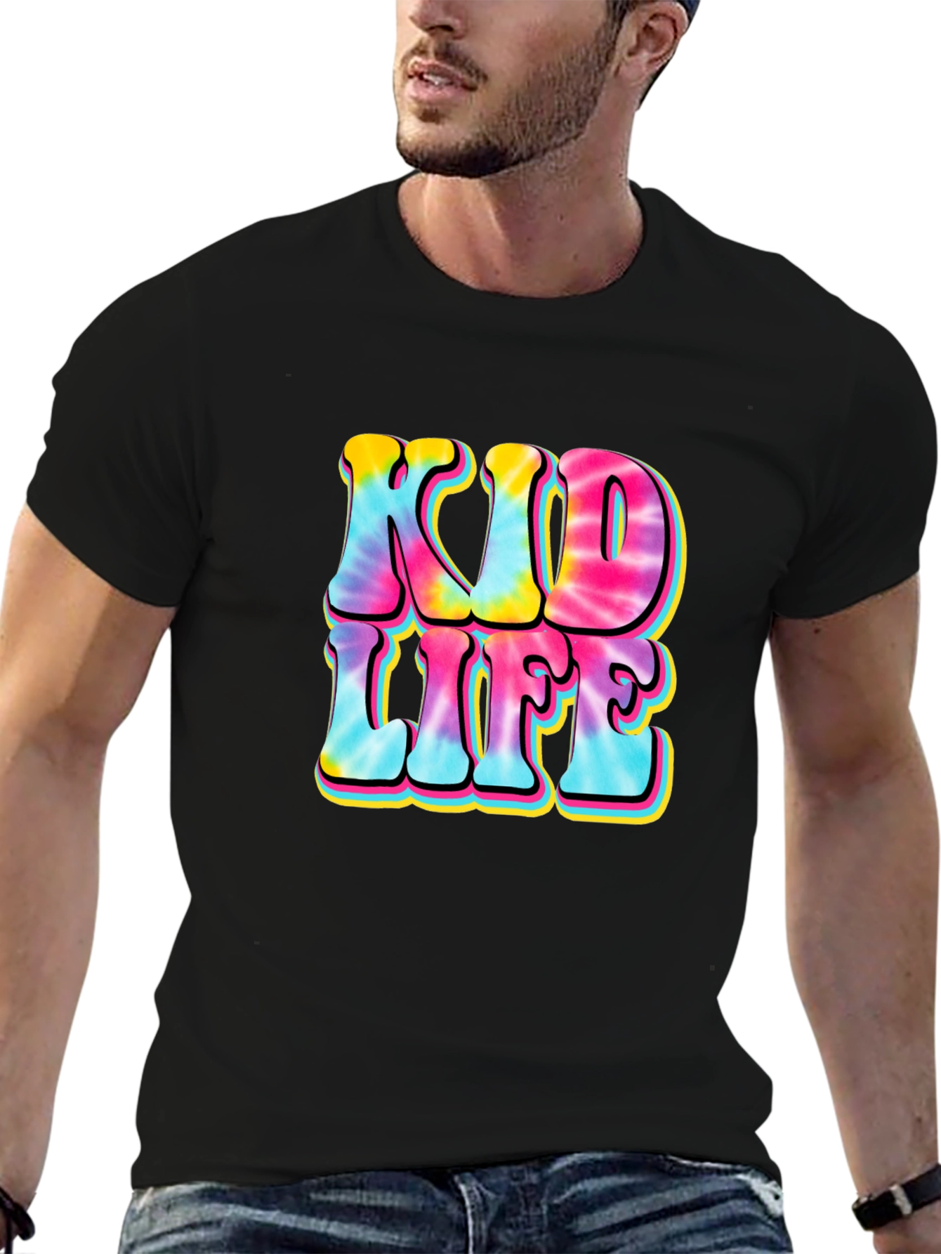 Kid Life Tie Dye Graphic Tee