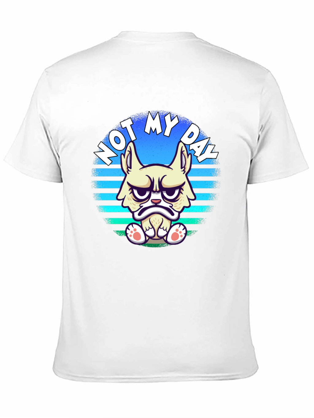 Grumpy Cat T-Shirt - Not My Day Black Tee