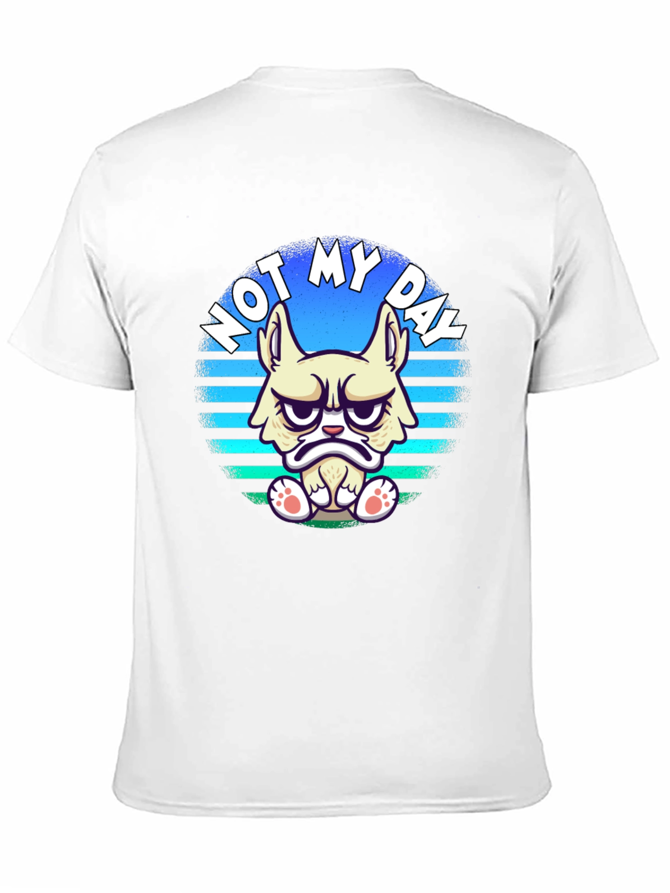 Grumpy Cat T-Shirt - Not My Day Black Tee