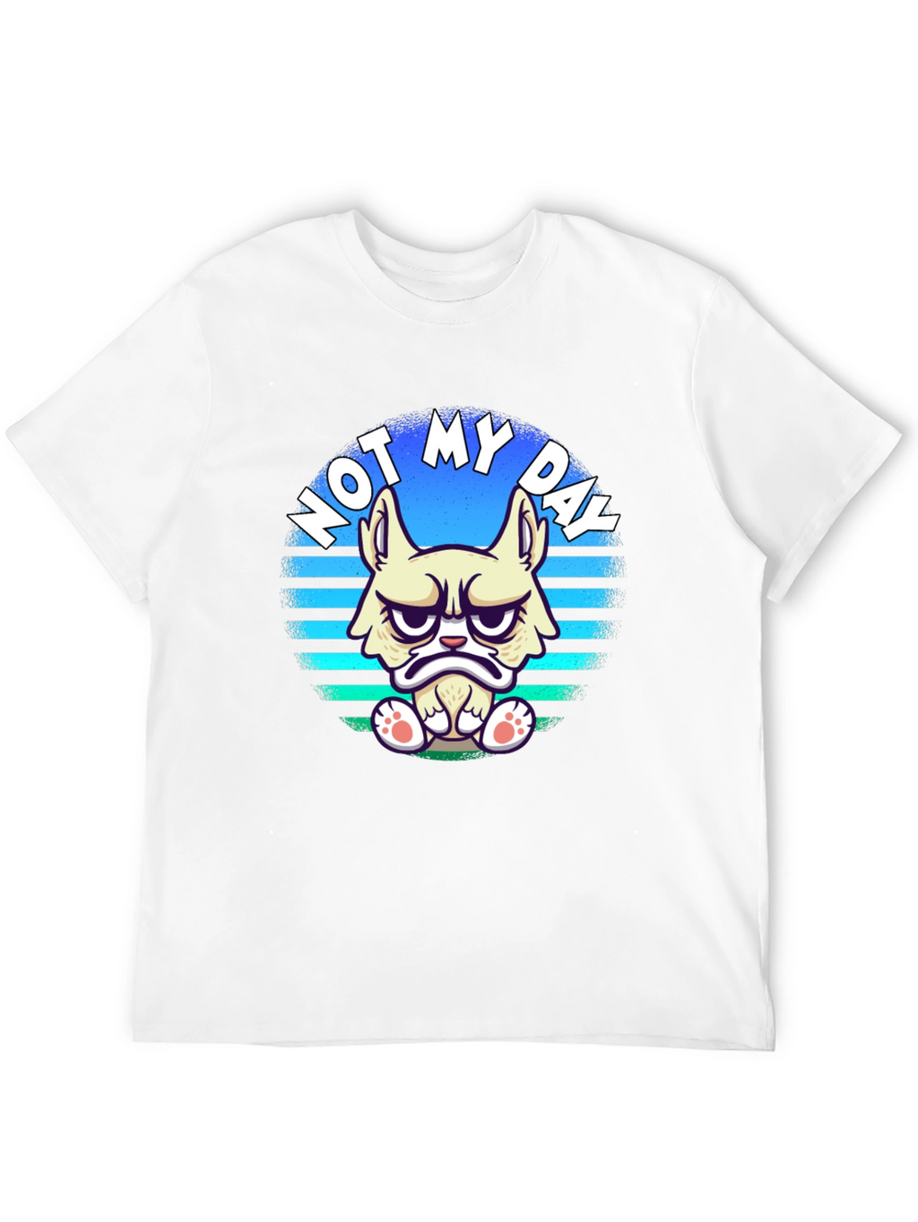 Grumpy Cat T-Shirt - Not My Day Black Tee