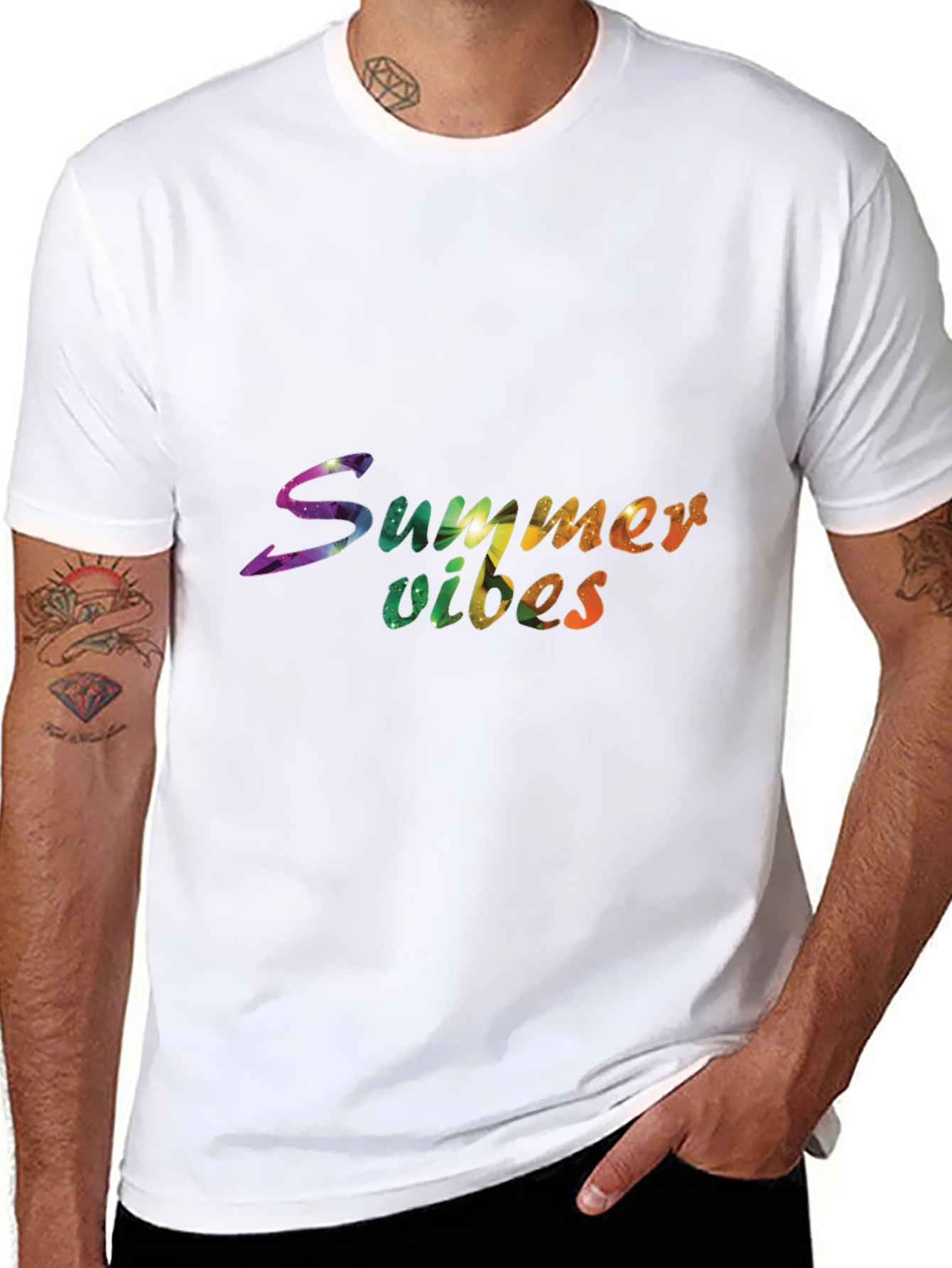 Summer Vibes Graphic Print T-Shirt