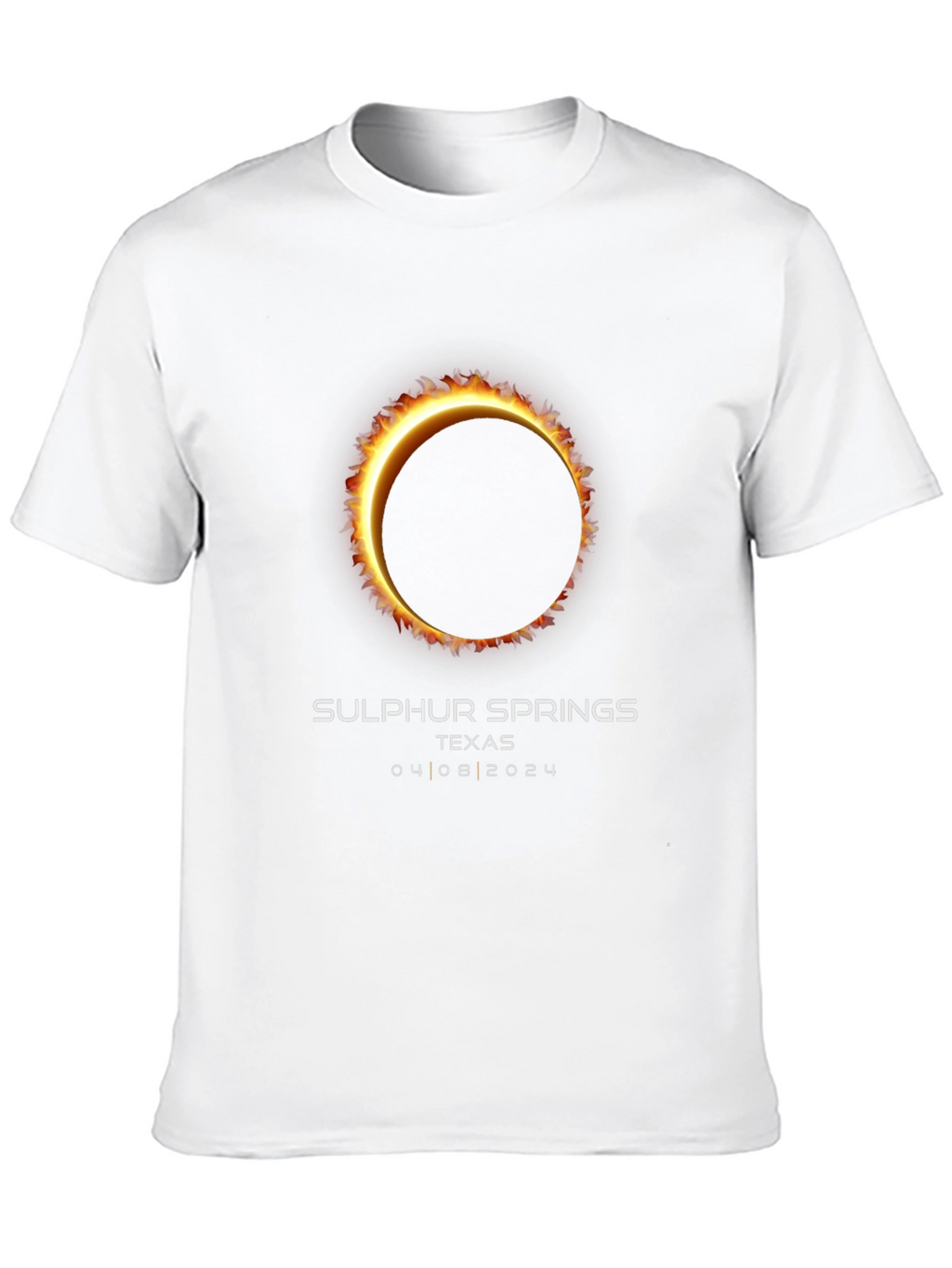 Solar Eclipse Sulphur Springs Texas T-Shirt