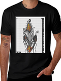 Edgy Graphic Print Tee - Millianorf Vulc Design