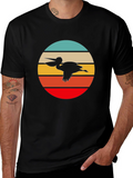 Retro Pelican T-Shirt - Coastal Cool Design