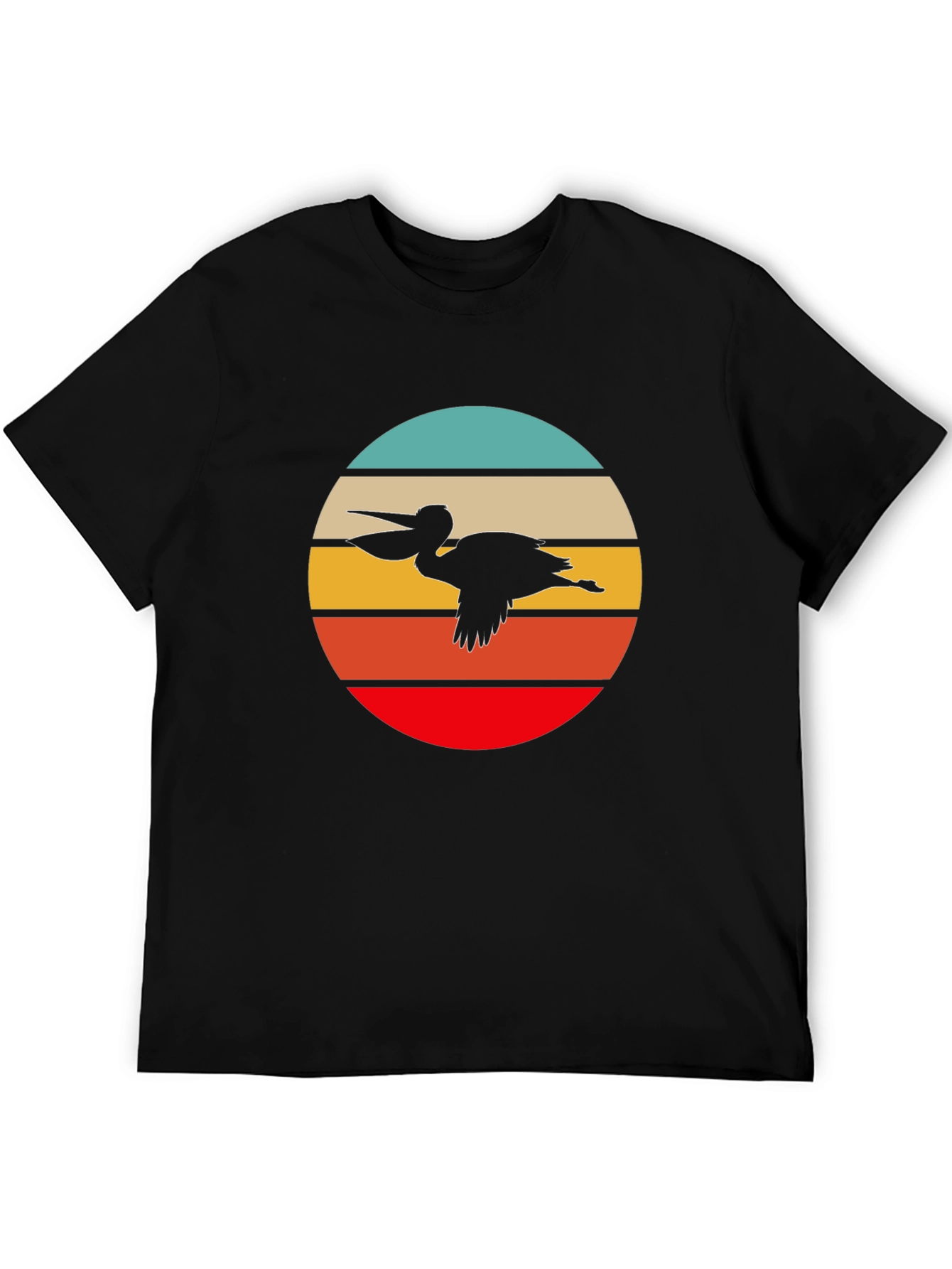 Retro Pelican T-Shirt - Coastal Cool Design