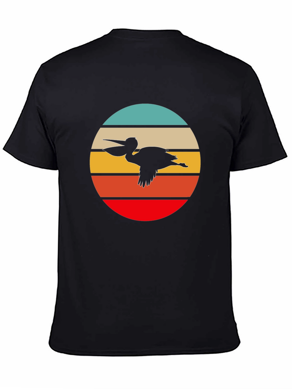 Retro Pelican T-Shirt - Coastal Cool Design