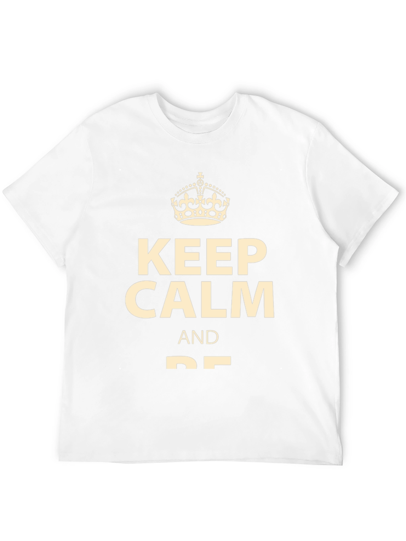 Keep Calm Graphic Tee - Soft Cotton Blend
