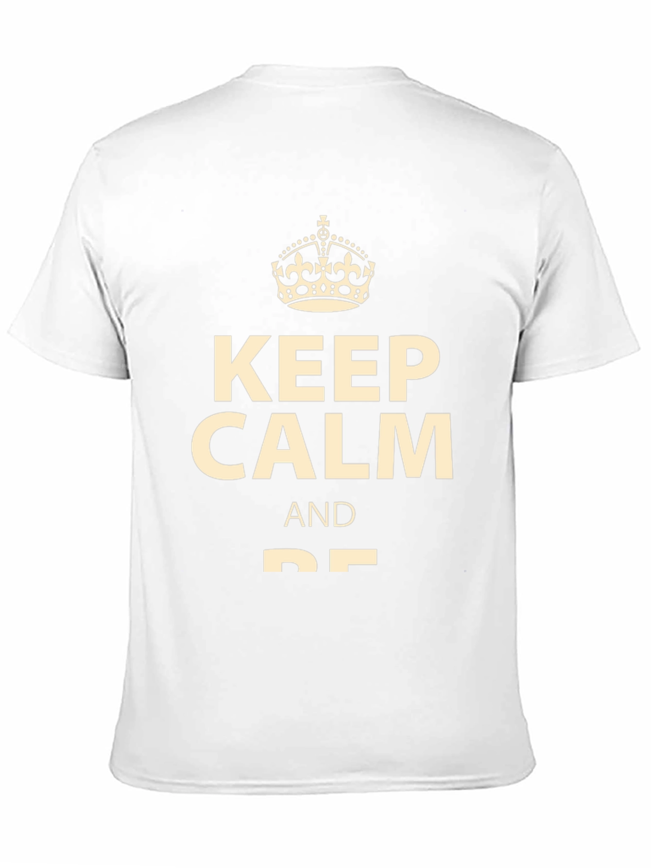 Keep Calm Graphic Tee - Soft Cotton Blend