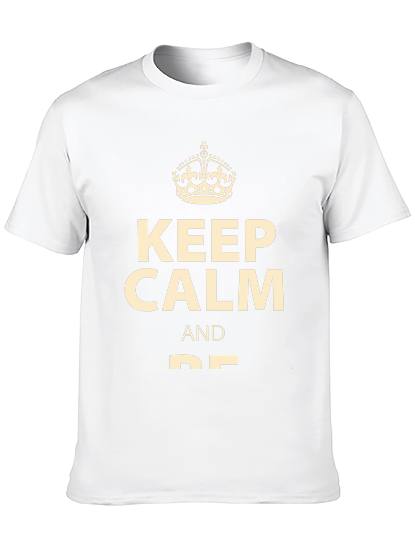 Keep Calm Graphic Tee - Soft Cotton Blend