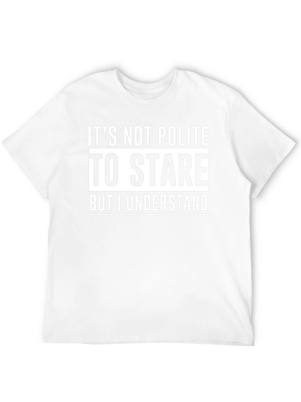 Funny Stare Graphic Tee - Mens Black T-Shirt