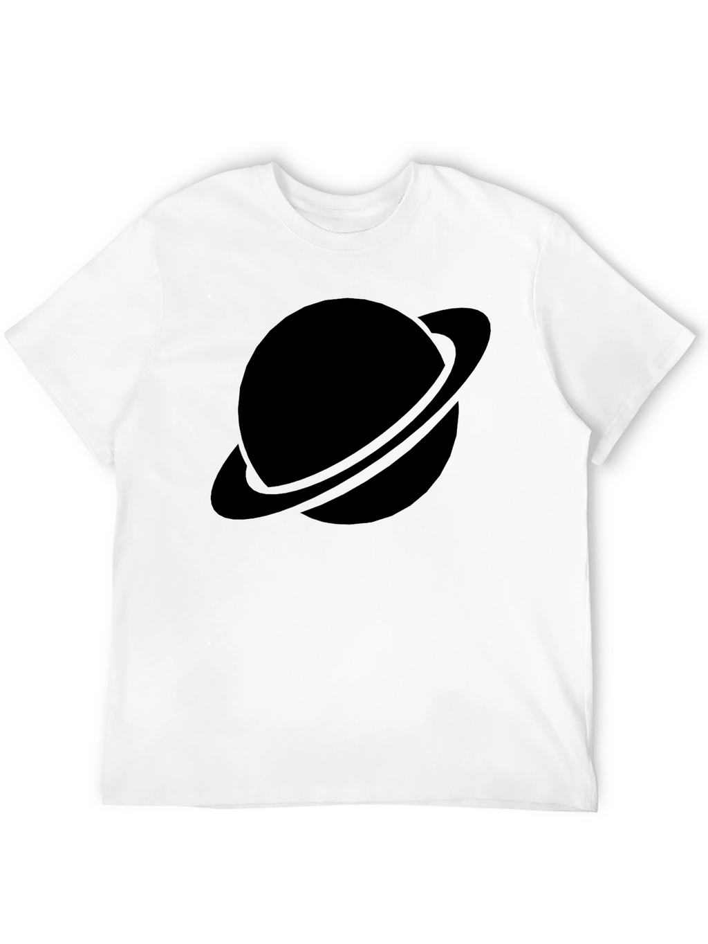 Black Planet Graphic Tee - Saturn Style