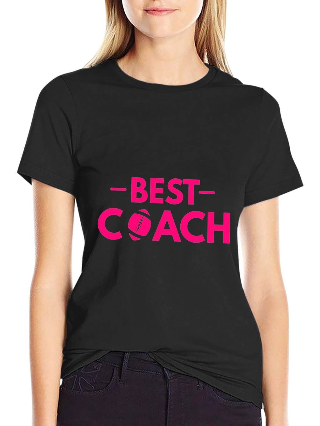 Best Coach T-Shirt - Football Design
