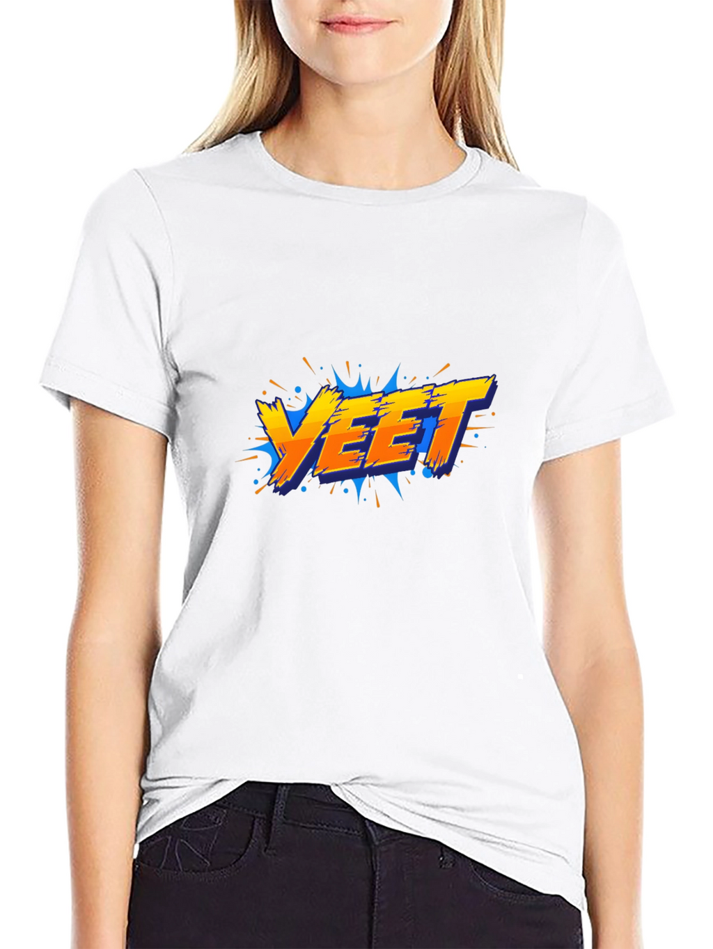 YEET Graphic Black T-Shirt