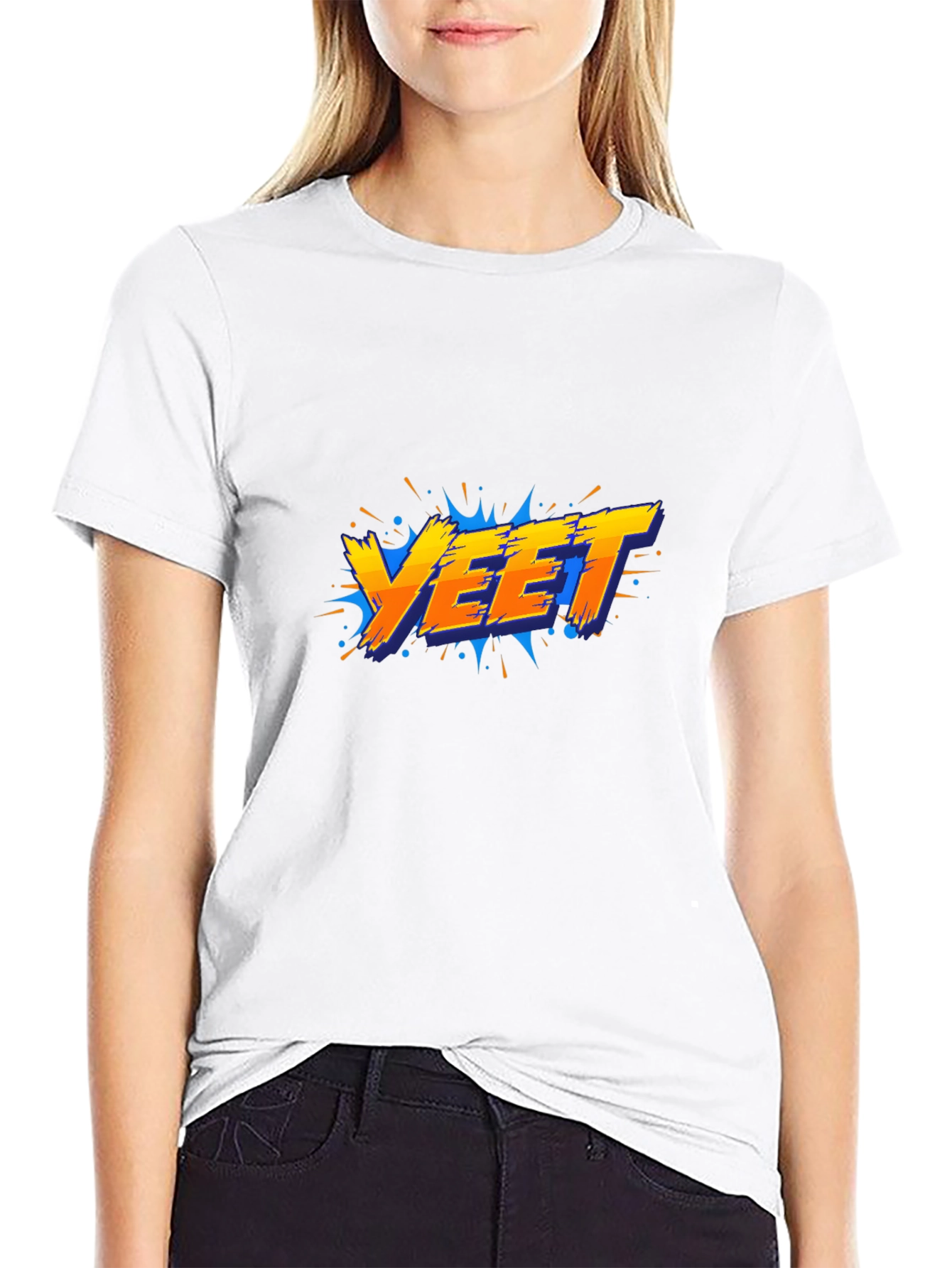 YEET Graphic Black T-Shirt