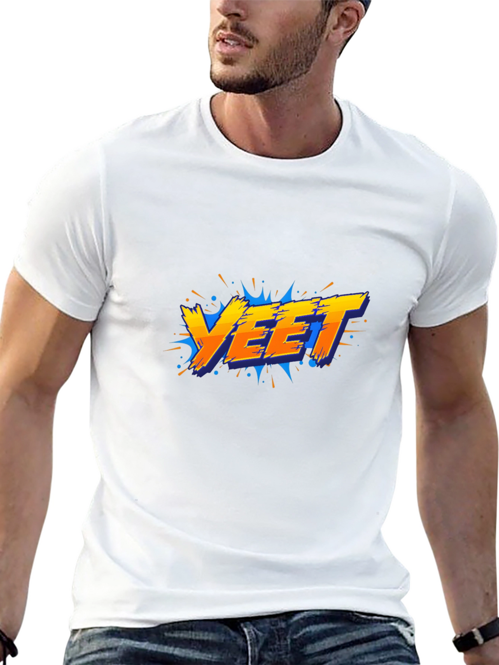 YEET Graphic Black T-Shirt