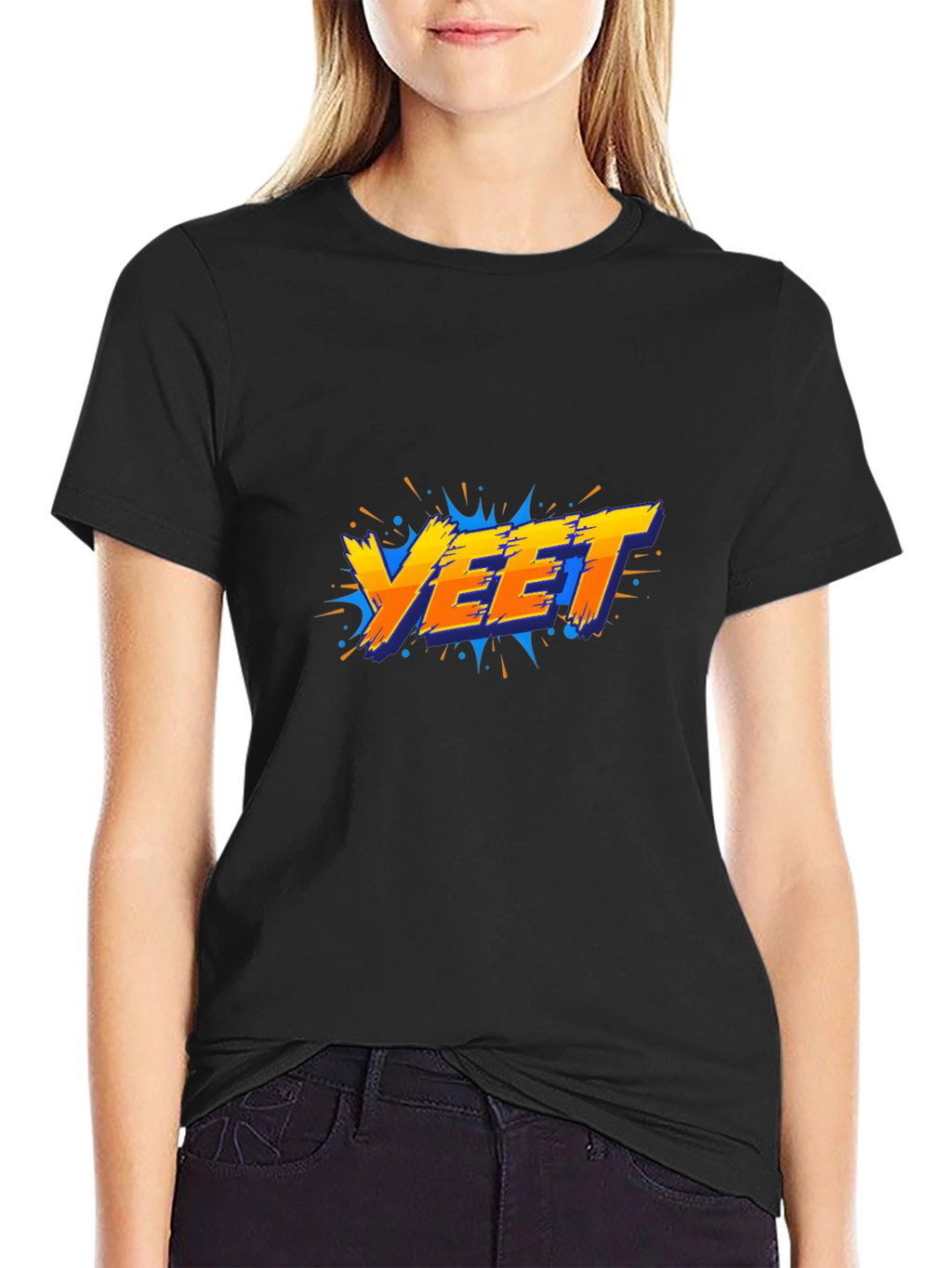 YEET Graphic Black T-Shirt