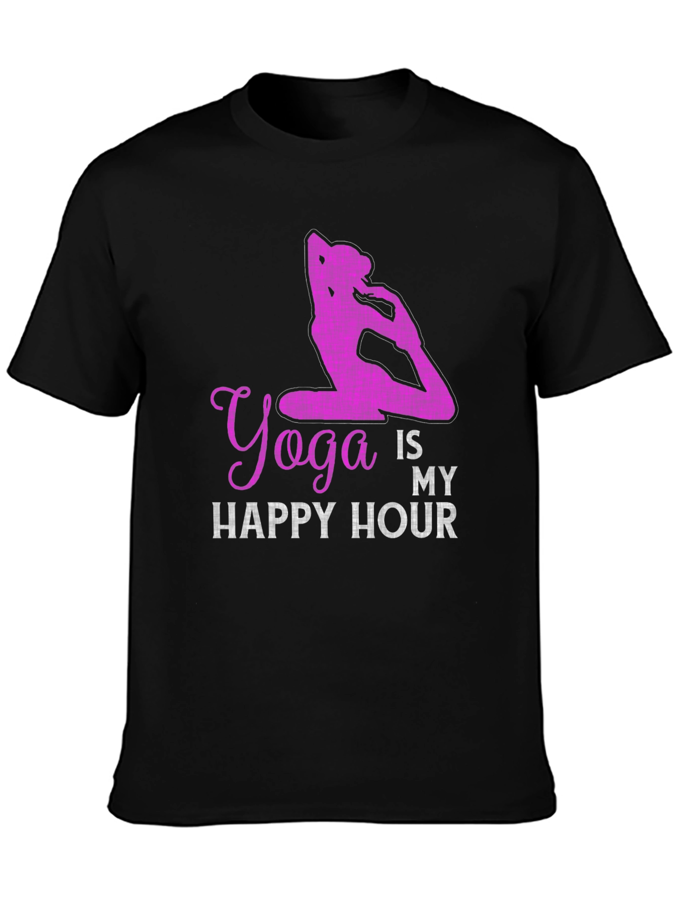 Yoga Is My Happy Hour Graphic Tee
