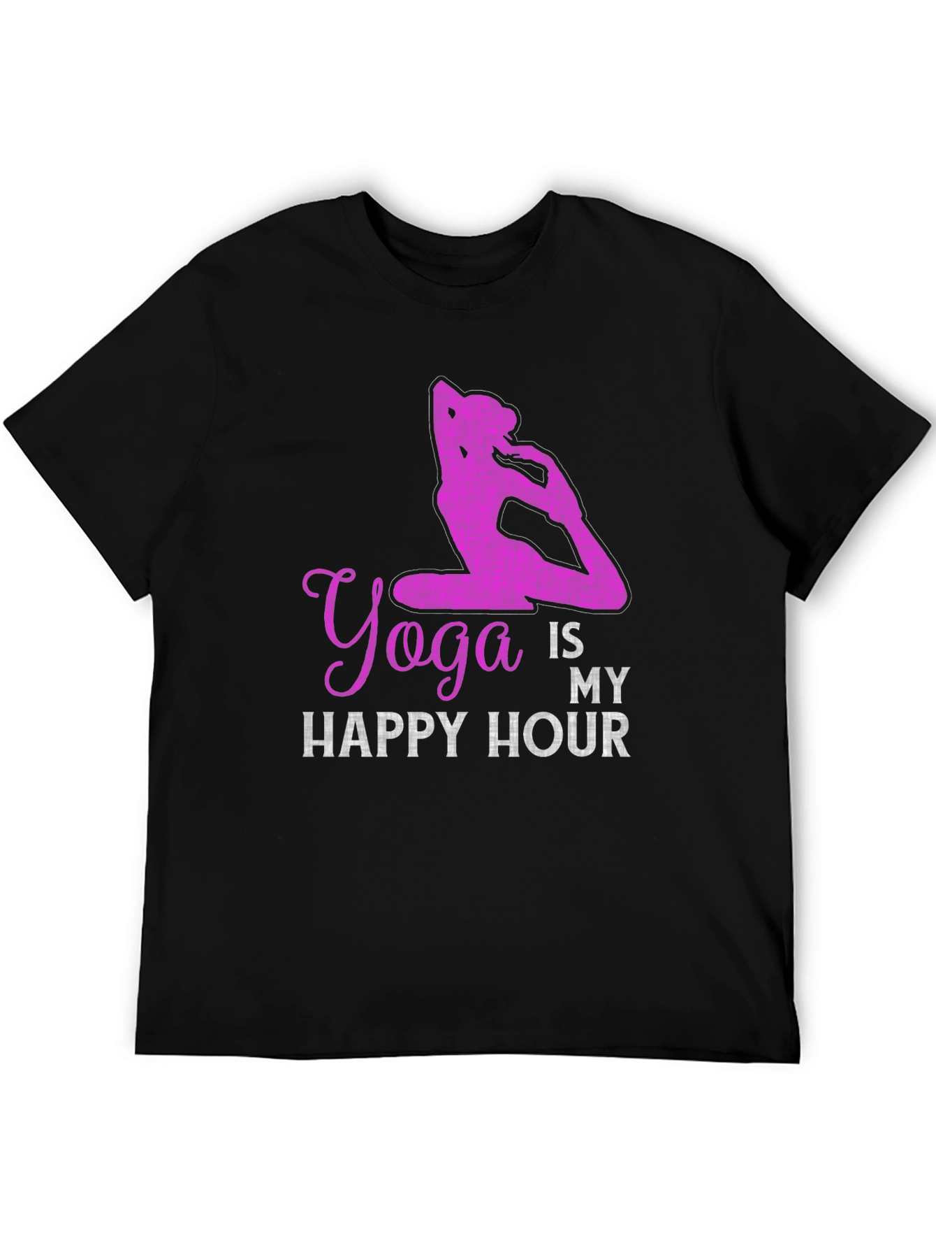 Yoga Is My Happy Hour Graphic Tee