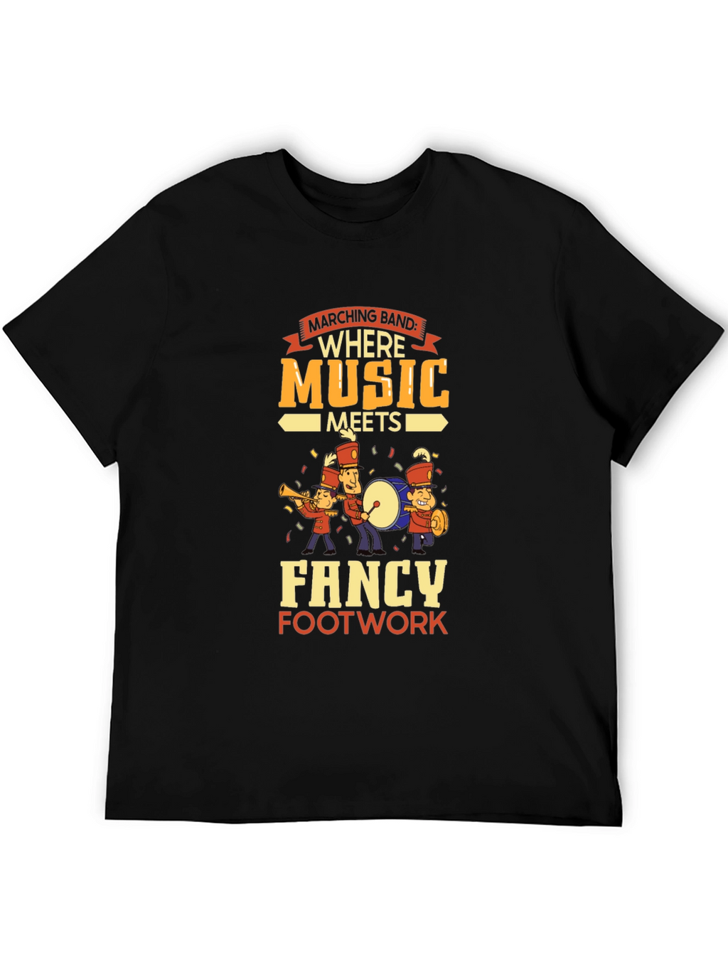 Marching Band T-Shirt: Where Music Meets Fancy Footwork