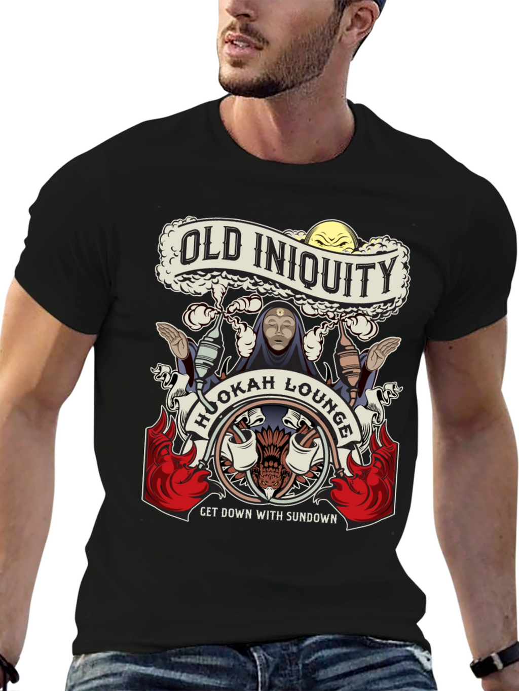 Old Iniquity Hookah Lounge T-Shirt