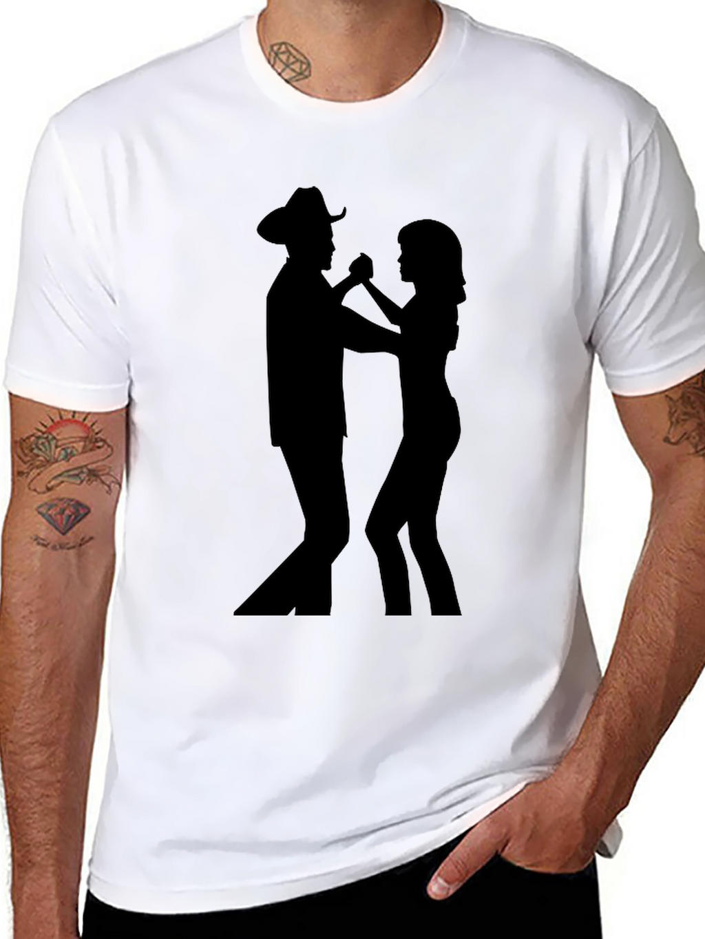 Country Dance Black T-Shirt