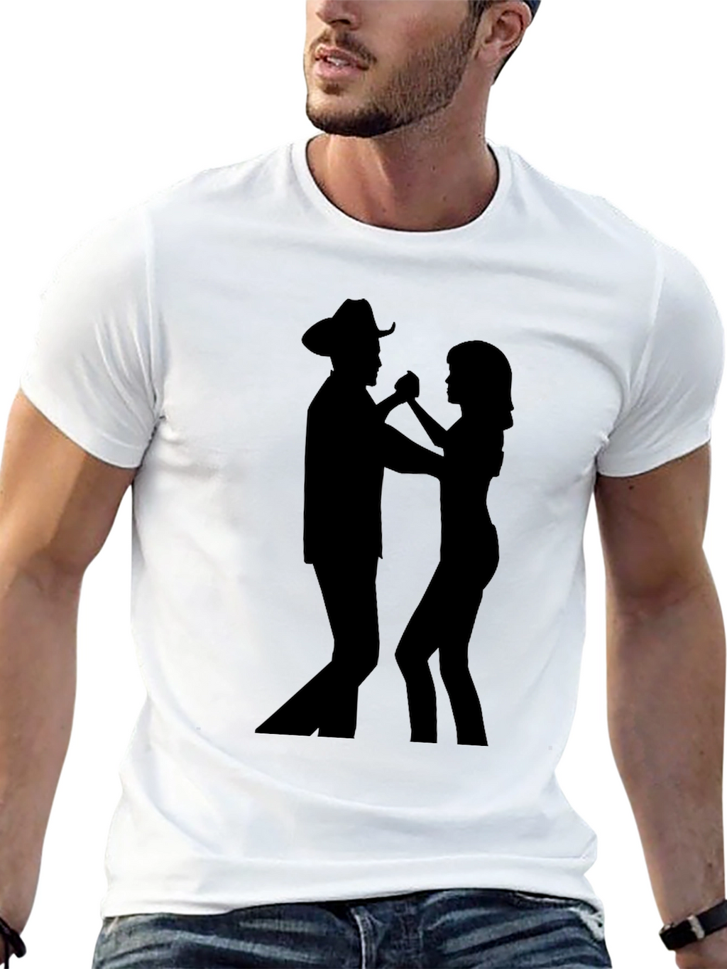 Country Dance Black T-Shirt