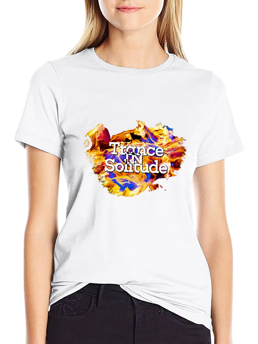 Trance In Solitude Graphic T-Shirt - Cool Design!