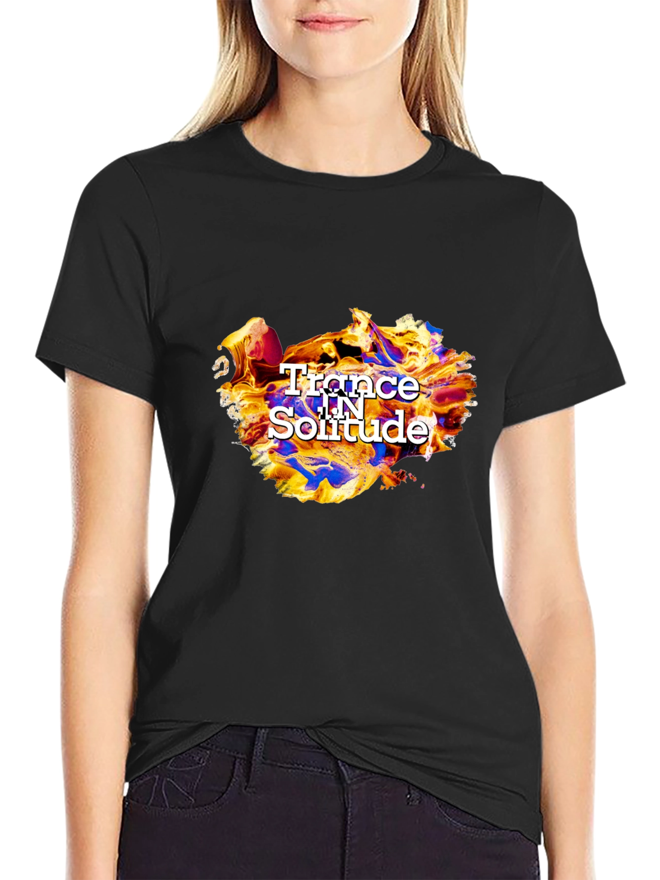 Trance In Solitude Graphic T-Shirt - Cool Design!