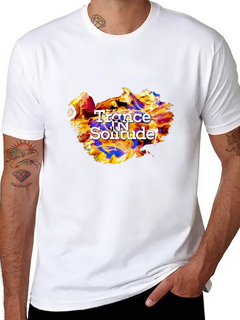 Trance In Solitude Graphic T-Shirt - Cool Design!