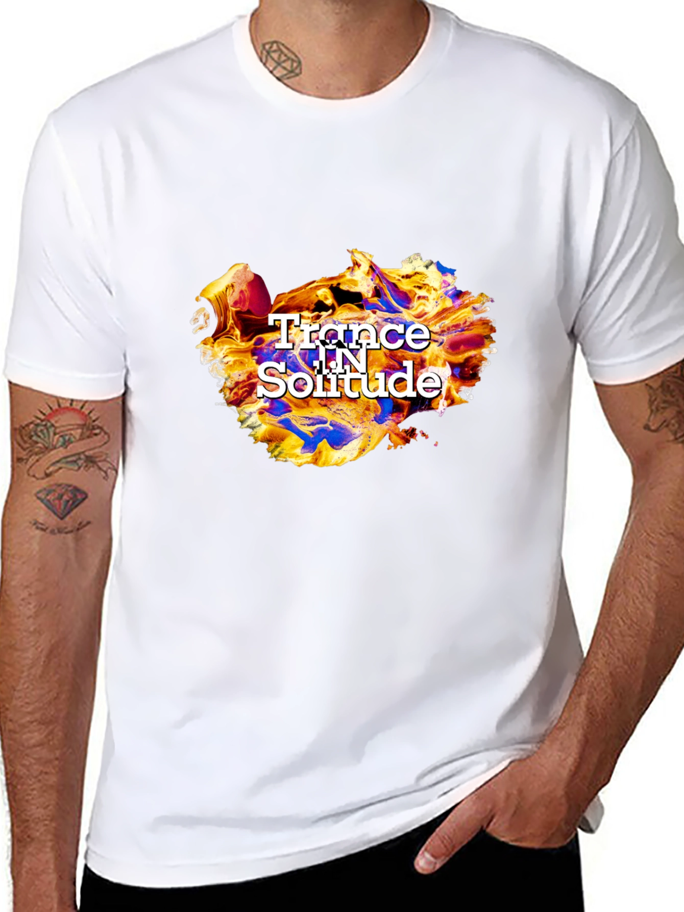 Trance In Solitude Graphic T-Shirt - Cool Design!