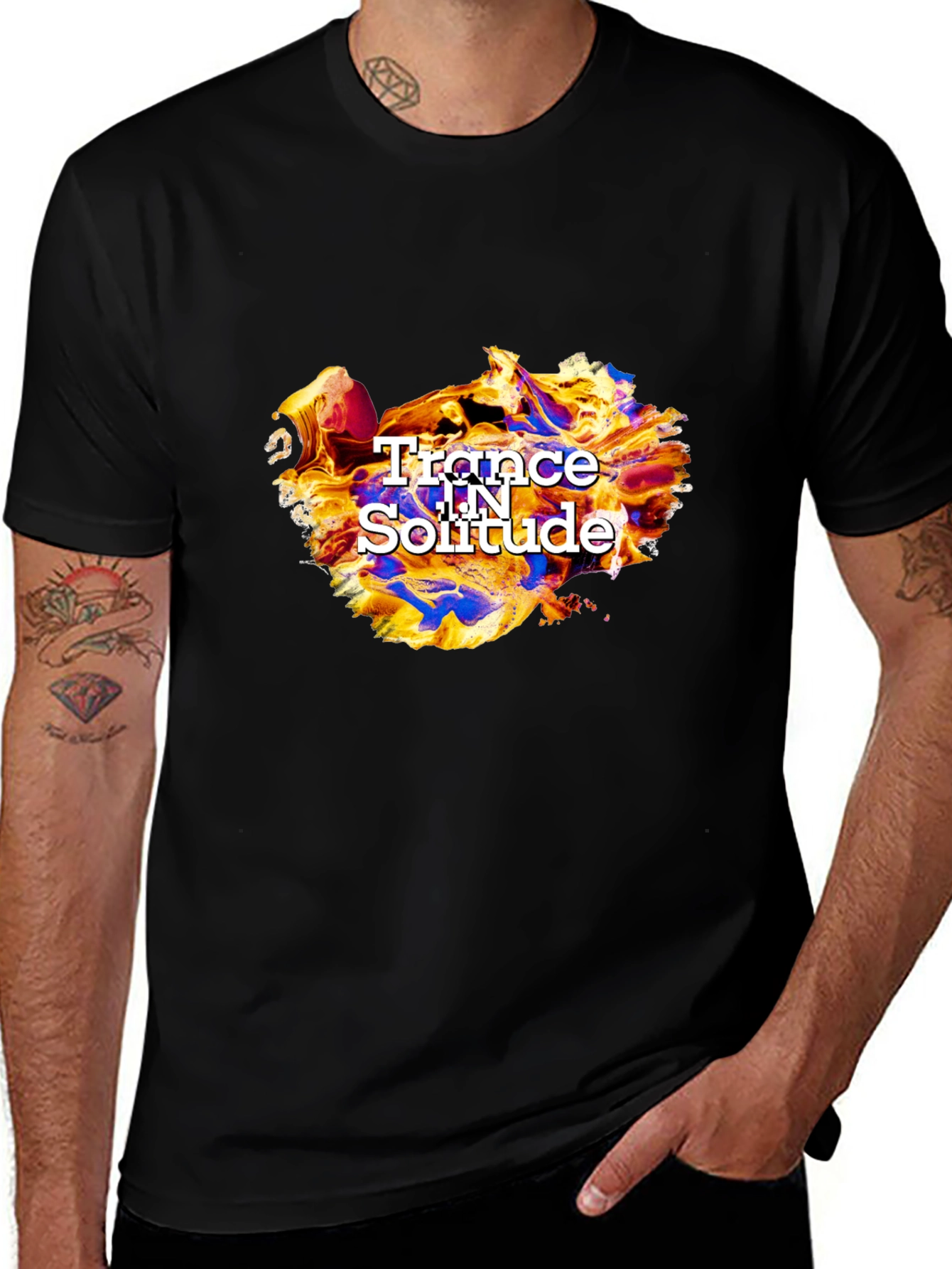 Trance In Solitude Graphic T-Shirt - Cool Design!