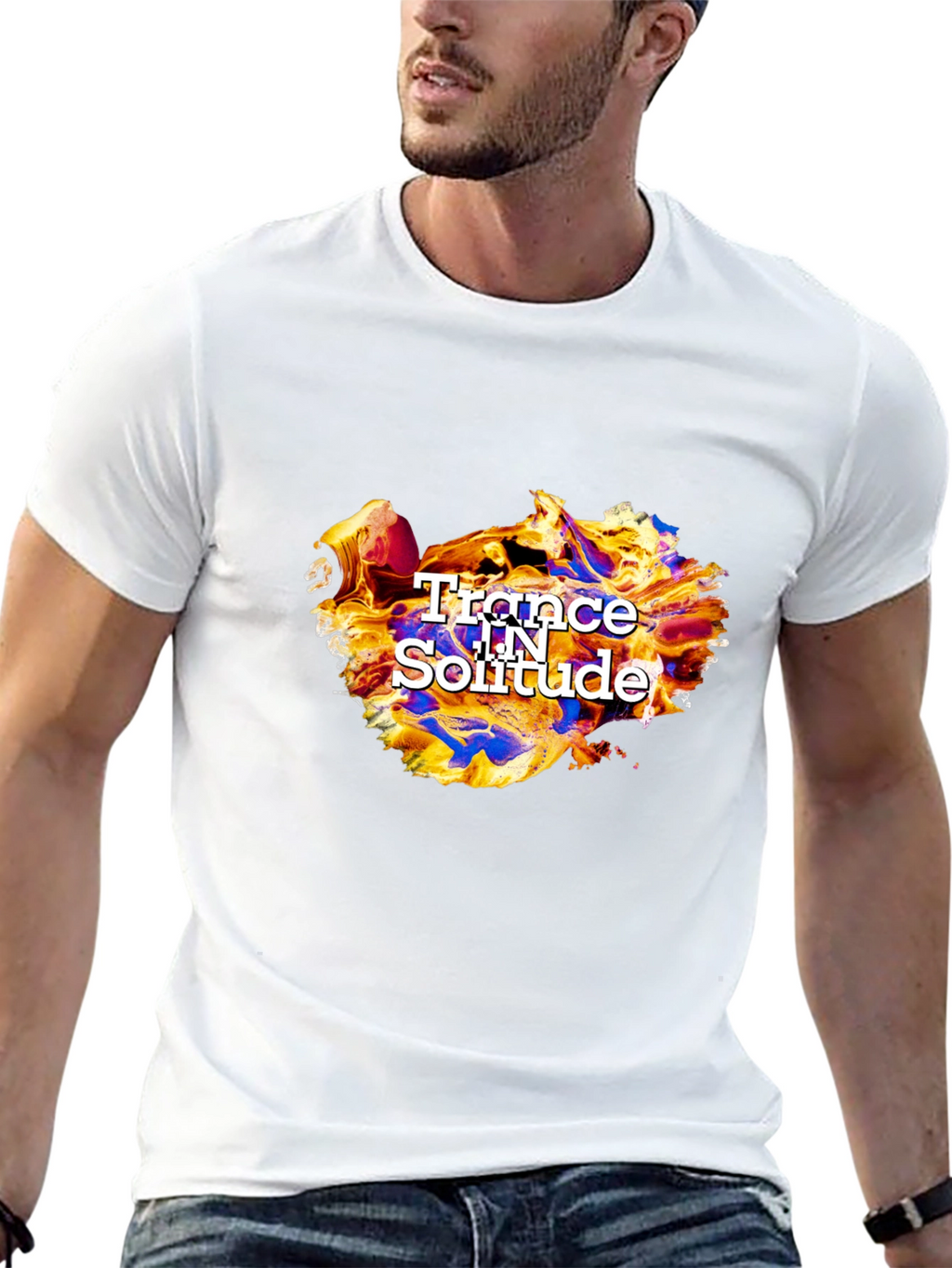 Trance In Solitude Graphic T-Shirt - Cool Design!
