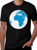 Globe Graphic Black T-Shirt