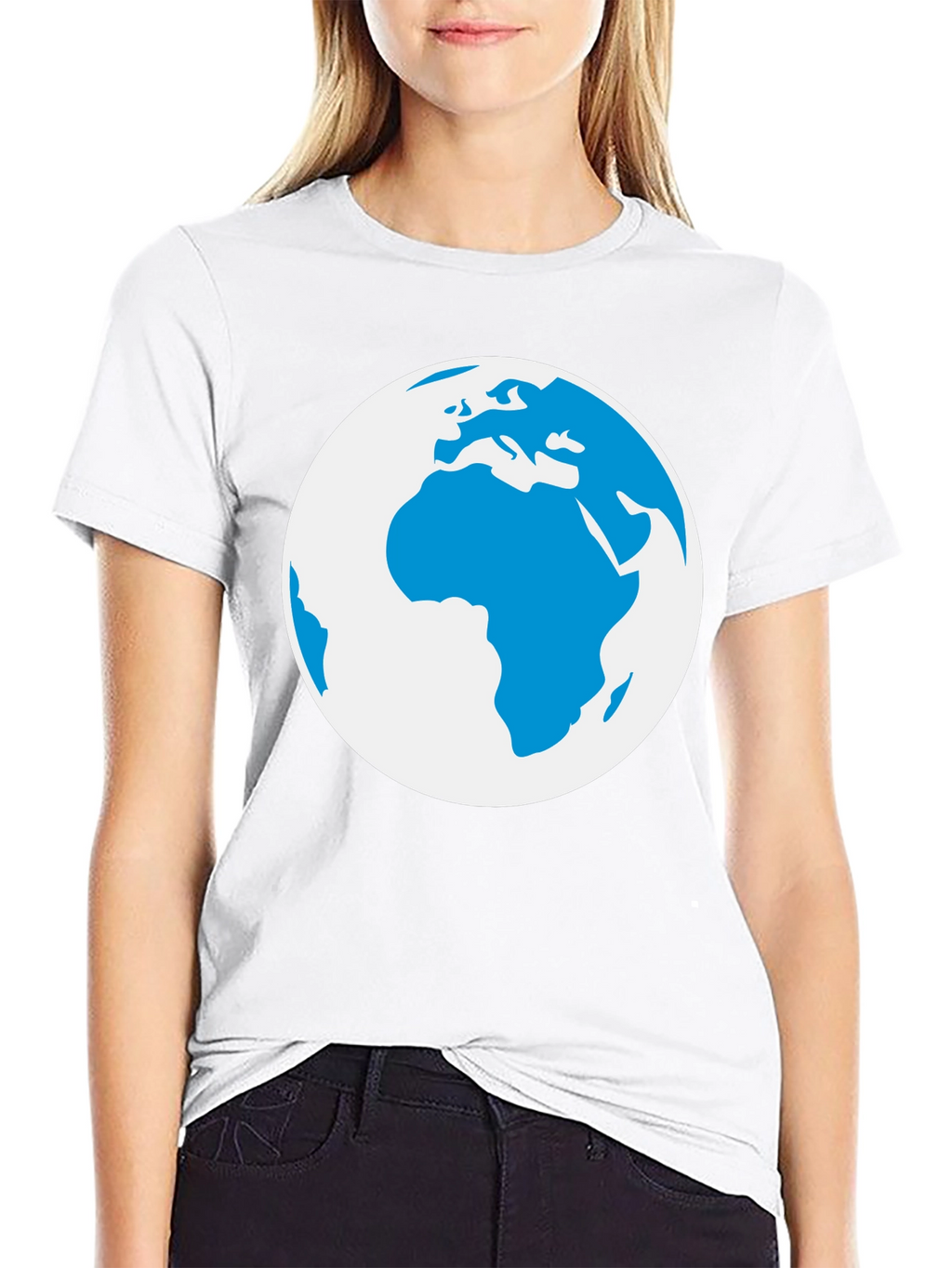 Globe Graphic Black T-Shirt