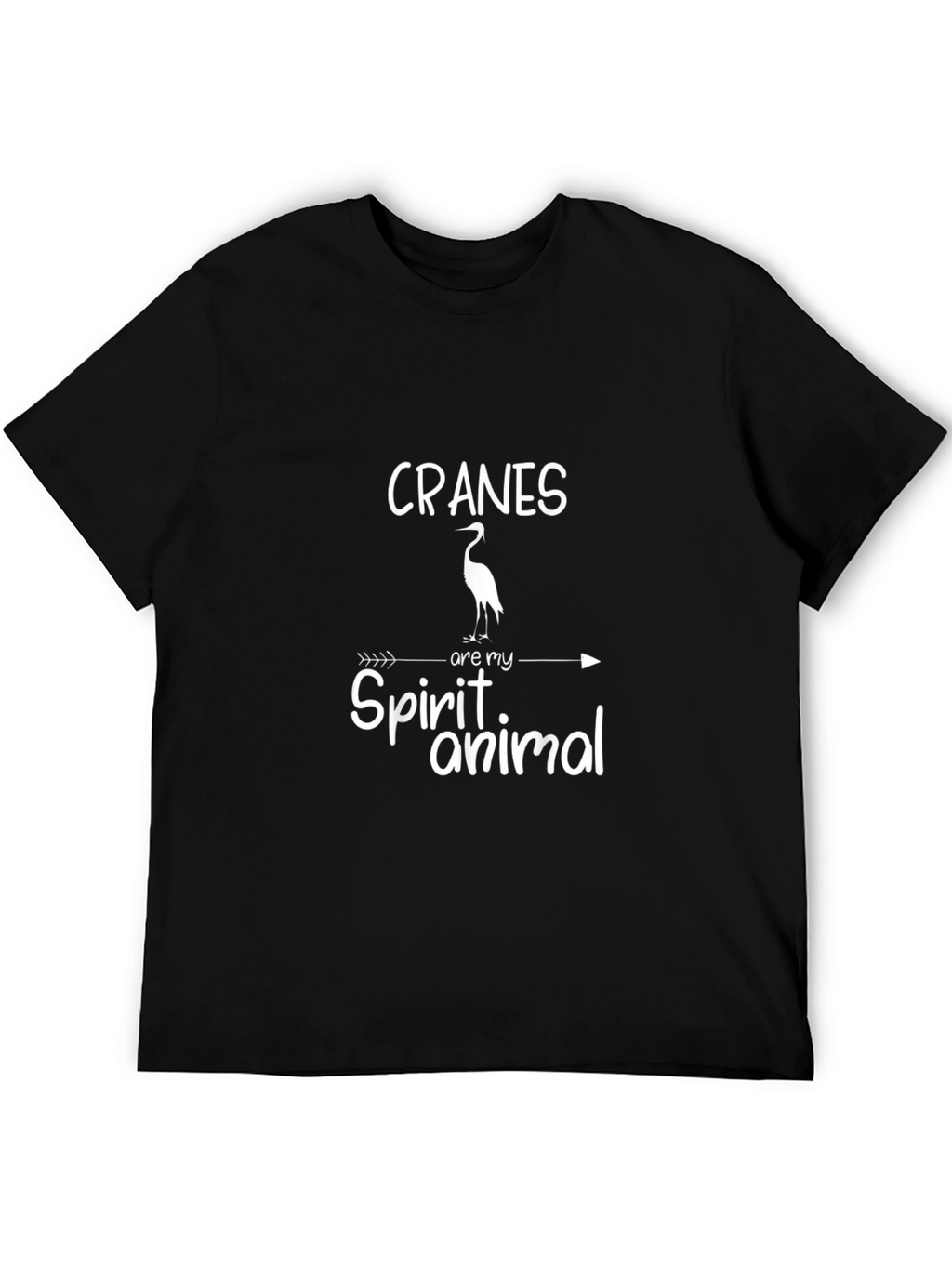 Cranes Are My Spirit Animal Graphic T-Shirt