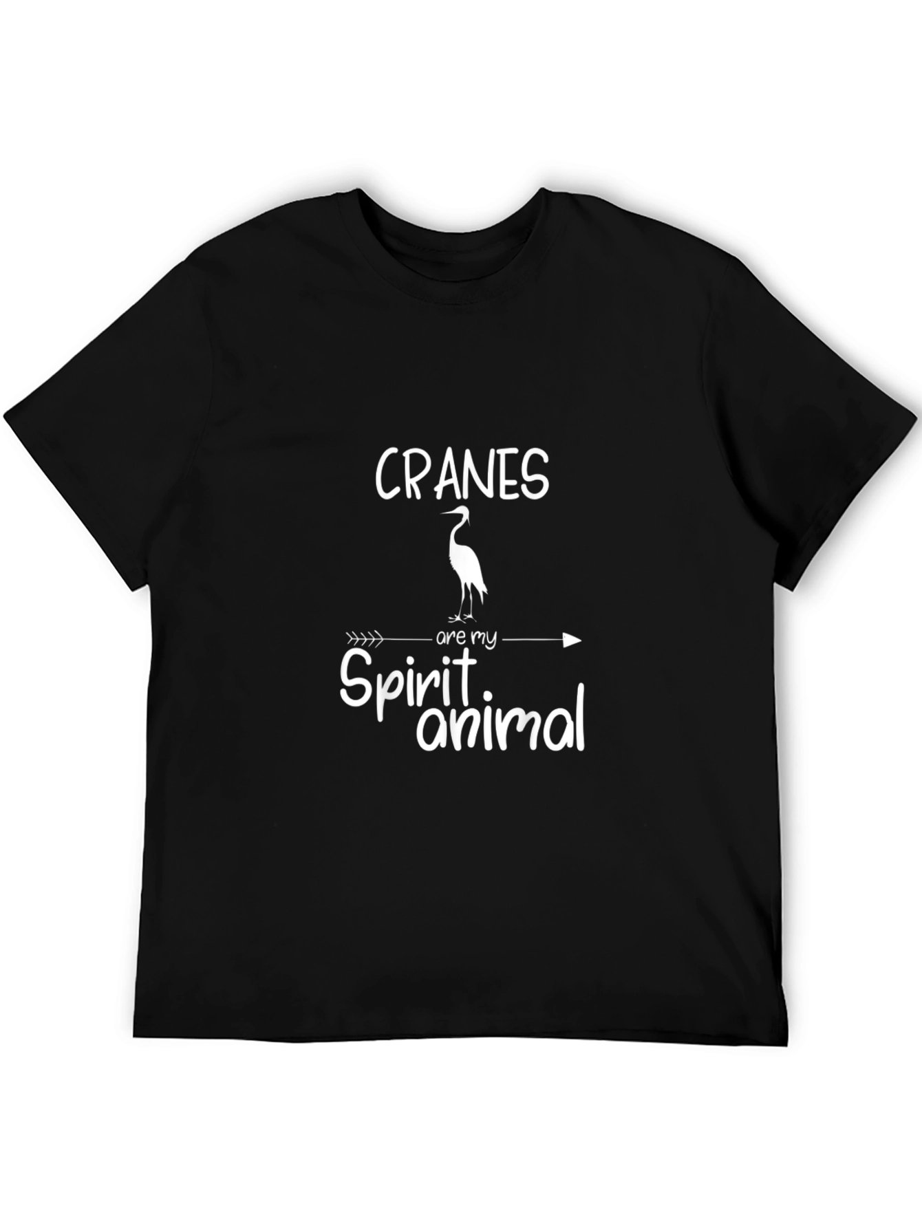 Cranes Are My Spirit Animal Graphic T-Shirt