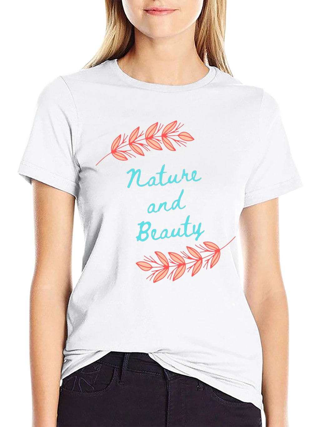 Nature and Beauty Black T-Shirt