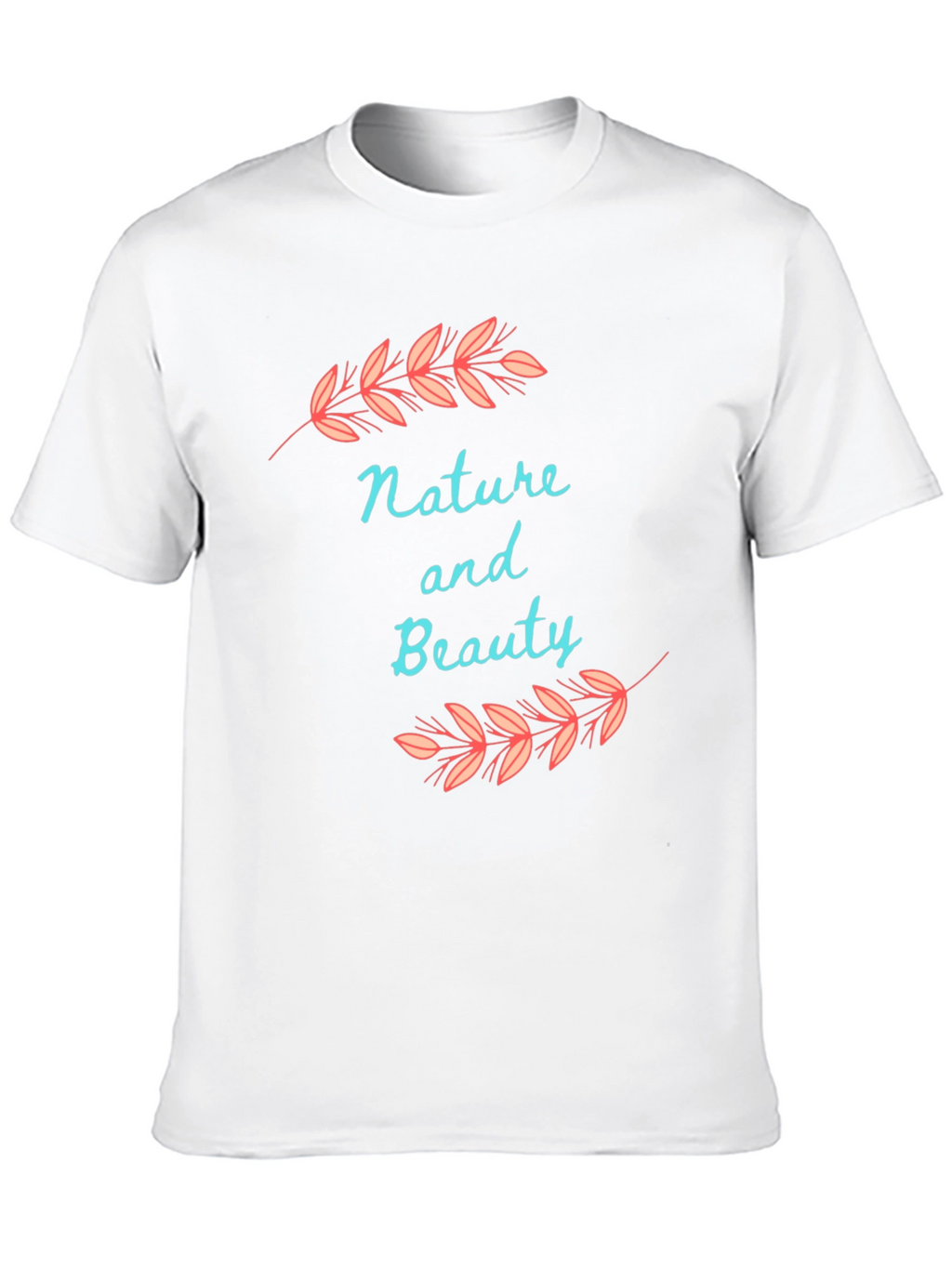 Nature and Beauty Black T-Shirt