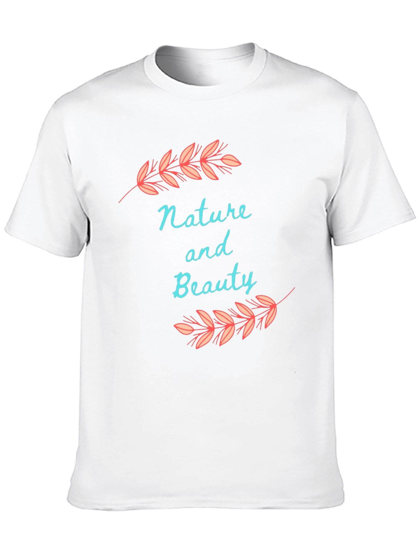Nature and Beauty Black T-Shirt