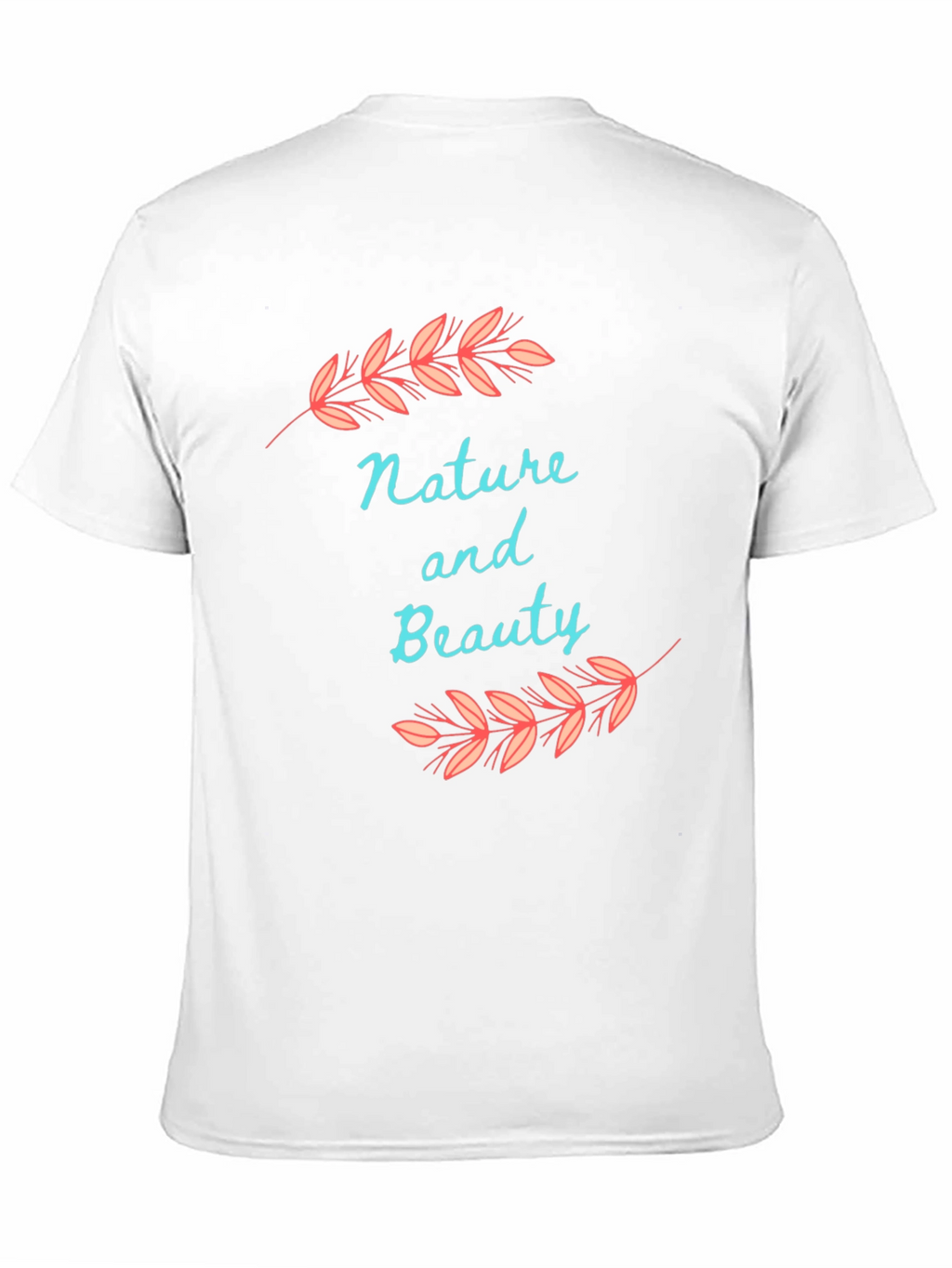 Nature and Beauty Black T-Shirt