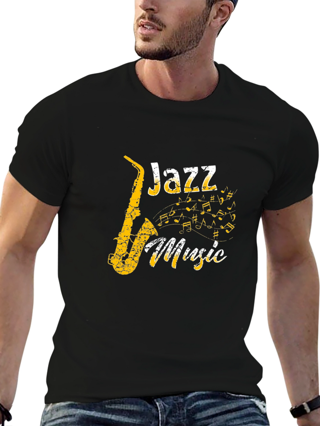 Jazz Music Black T-Shirt